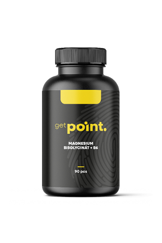GET POINT Magnesium Bisglycinát + B6 90 kapslí